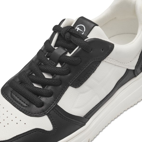 Tamaris Γυναικείο Δερμάτινο Sneaker 1-23746-43 009 Black/White