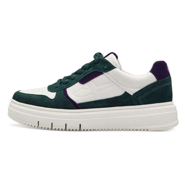 Tamaris Γυναικείο Δερμάτινο Sneaker 1-23746-43 701 Green Comb