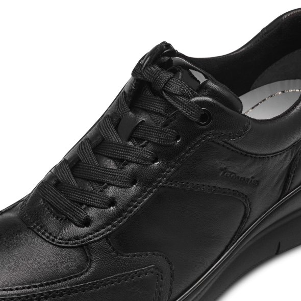 Tamaris Γυναικείο Δερμάτινο Sneaker 1-23764-43 007 Black Uni