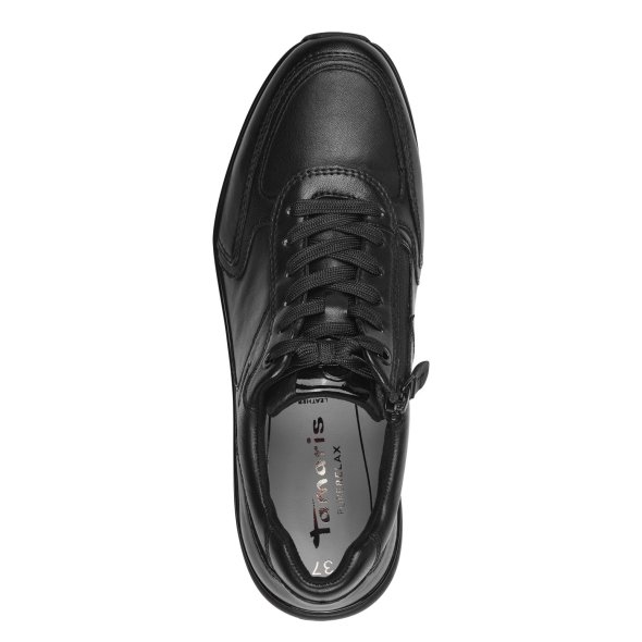 Tamaris Γυναικείο Δερμάτινο Sneaker 1-23764-43 007 Black Uni