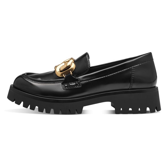 Tamaris Γυναικείο Loafer 1-24790-43 014 Black Brush