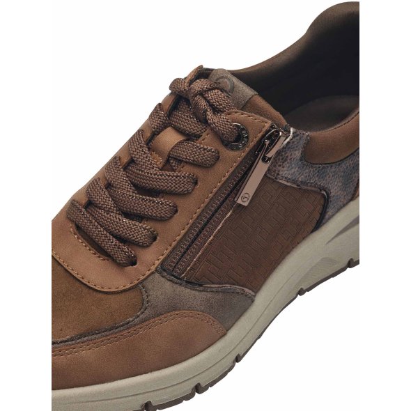 Tamaris Γυναικεία Sneaker 1-23721-42 392 Cognac Comb