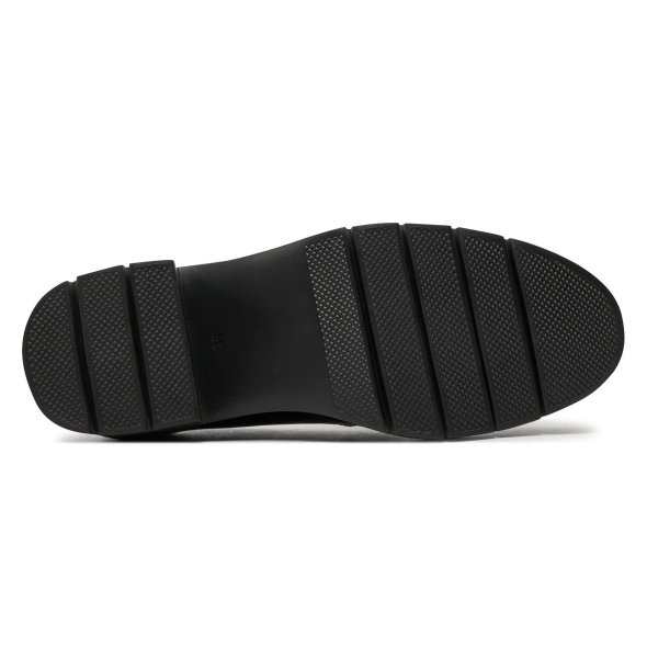 Tamaris Γυναικείο Δερμάτινο Loafer 1-24727-43 003 Black Leather