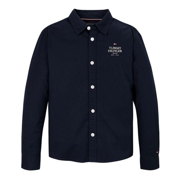 Tommy Hilfiger Πουκάμισο Για Αγόρια KB0KB09265 DW5 Μπλε