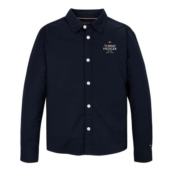 Tommy Hilfiger Πουκάμισο Για Αγόρια KB0KB09265s DW5 Μπλε
