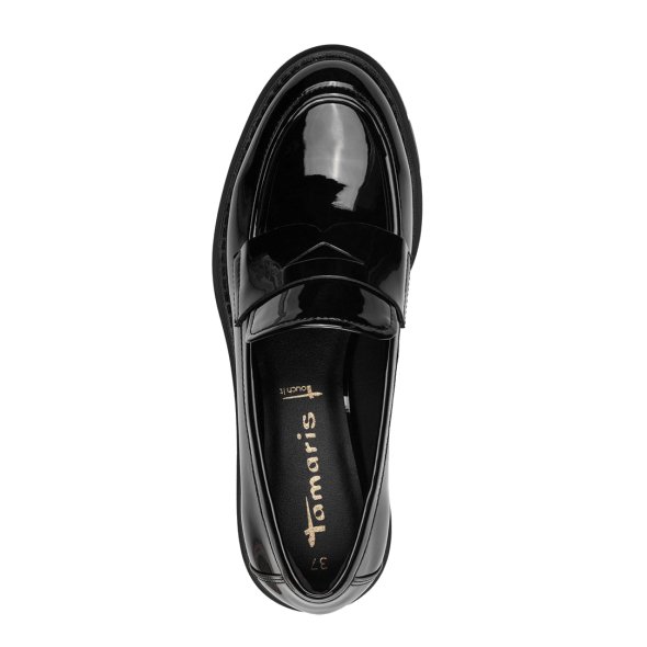 Tamaris Γυναικείο Loafer 1-24313-42 018 Black Patent