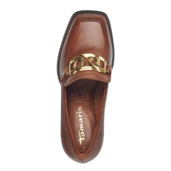 Tamaris Δερμάτινη Γόβα 1-24413-43 305 Cognac