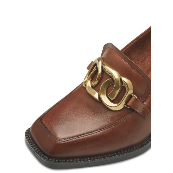 Tamaris Δερμάτινη Γόβα 1-24413-43 305 Cognac
