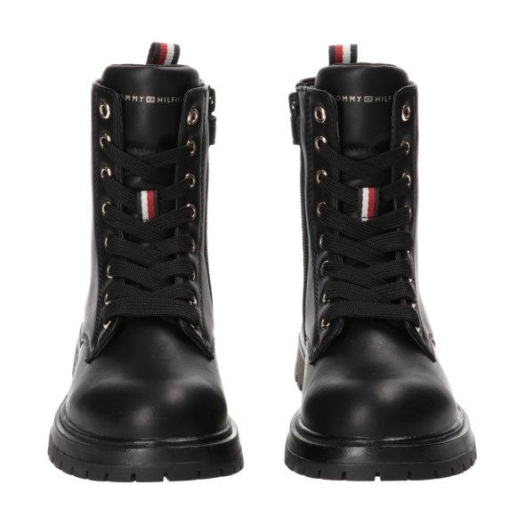 Tommy Hilfiger Lace-Up Bootie T3A5-33569-1351 999 Μαύρο
