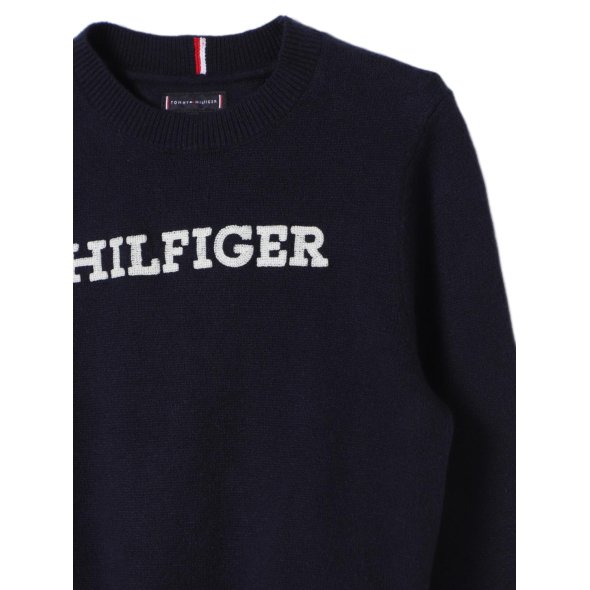 Tommy Hilfiger Πουλόβερ Για Αγόρια KB0KB09249 DW5 Μπλέ