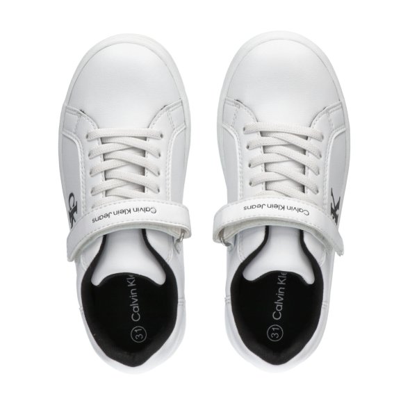 Calvin Klein Kids Sneaker V3X9-81054-1355 100 Λευκό