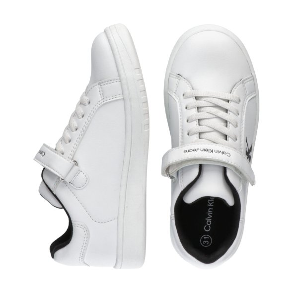 Calvin Klein Kids Sneaker V3X9-81054-1355 100 Λευκό