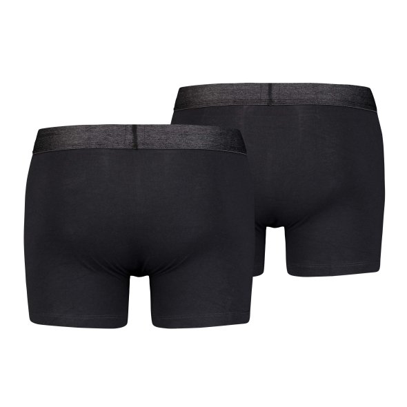 Levi's® Σετ 2 Ανδρικά Εσώρουχα Boxer Brief 701203923 002 Black
