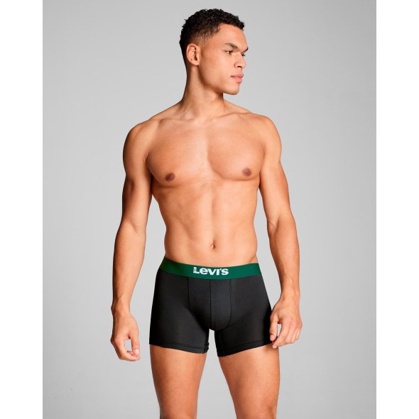 Levi's® Σετ 2 Ανδρικά Εσώρουχα Boxer Brief 701222842 017 Grey/Black
