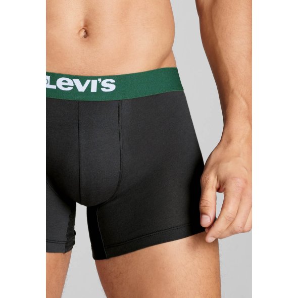 Levi's® Σετ 2 Ανδρικά Εσώρουχα Boxer Brief 701222842 017 Grey/Black