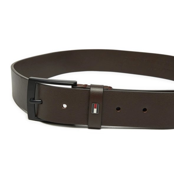 Tommy Hilfiger Ανδρική Δερμάτινη Ζώνη Adan 3.5 AM0AM13014 0HD Καφέ