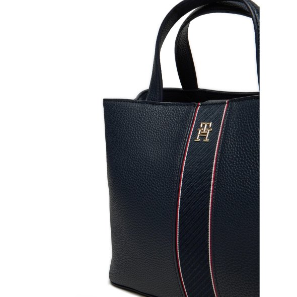 Tommy Hilfiger Γυναικεία Τσάντα Th Legacy Satchel AW0AW16873 DW6 Μπλε