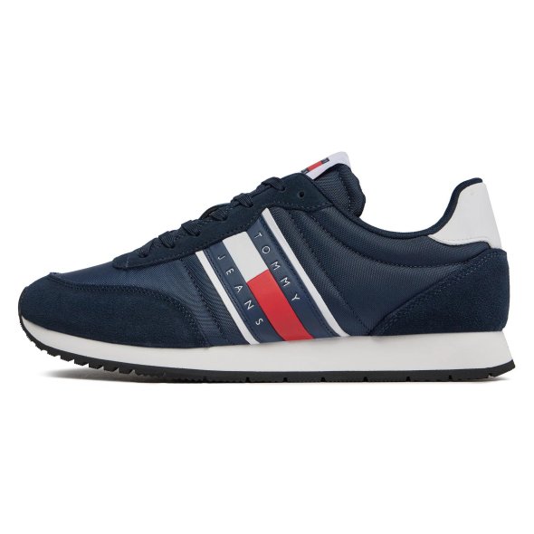 Tommy Hilfiger Jeans Ανδρικό Sneaker Tjm Runner EM0EM01351 C1G Μπλε