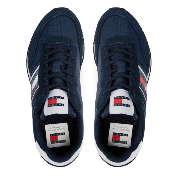 Tommy Hilfiger Jeans Ανδρικό Sneaker Tjm Runner EM0EM01351 C1G Μπλε