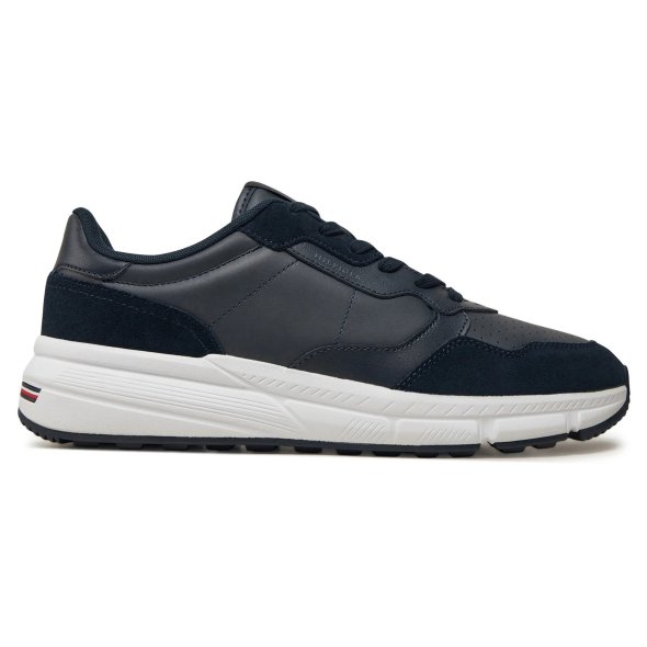 Tommy Hilfiger Faston Leather Mix FM0FM05216 DW5 Μπλε