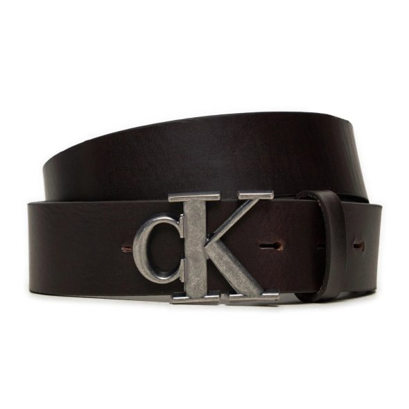 Calvin Klein Ανδρική Δερμάτινη Ζώνη 3.5mm K50K512068 GRP Καφέ