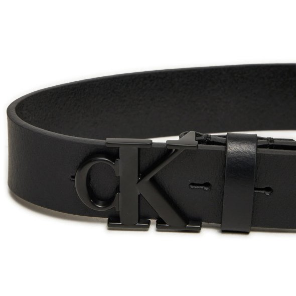 Calvin Klein Ανδρική Δερμάτινη Ζώνη 3.5mm K50K512068 0GX Μαύρο