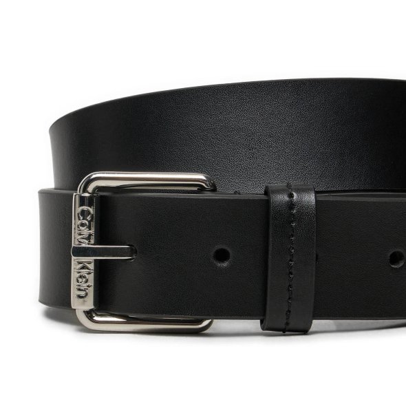 Calvin Klein Ανδρική Δερμάτινη Ζώνη 3.5mm K50K512650 BEH Μαύρο