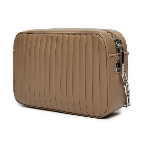Calvin Klein Τσάντα Mini Line Quilt Camera Bag K60K613078 PAI Καφε