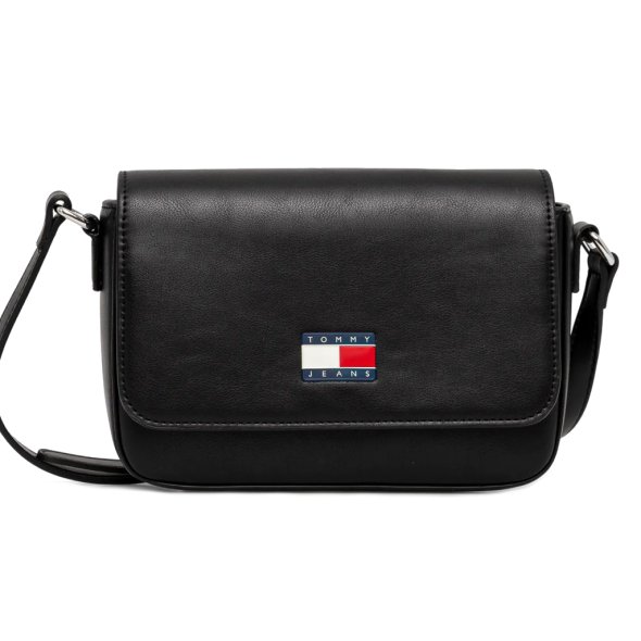 Tommy Hilfiger Γυναικείο Tjw Ess Must Flap Crossover AW0AW16968 BDS Μαύρο
