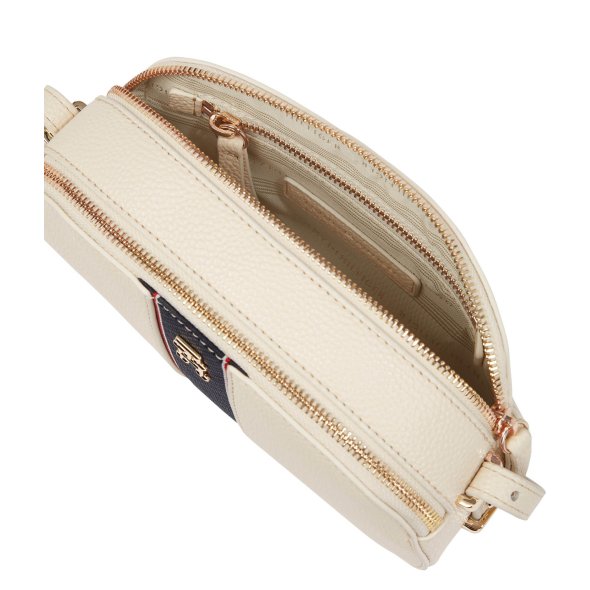 Tommy Hilfiger Γυναικείο Th Legacy Camera Bag AW0AW16898 AA8 Εκρού