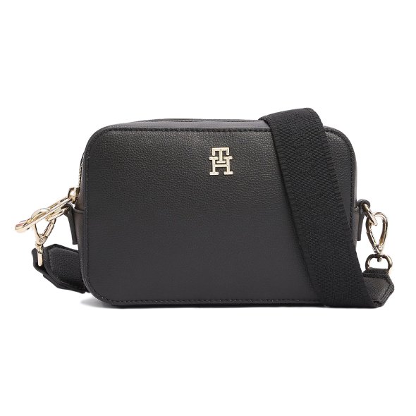 Tommy Hilfiger Γυναικείο Τσαντάκι Soft Logo Camera Bag AW0AW16906 BDS Μαύρο