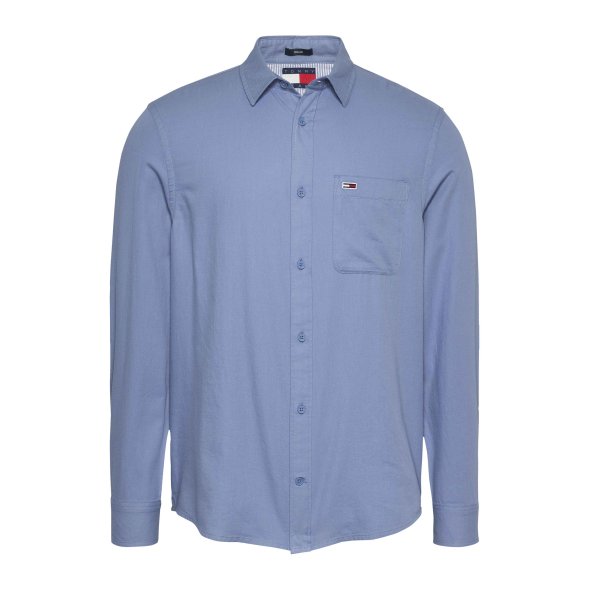 Tommy Hilfiger Tjm Reg Flannel Shirt DM0DM20669 DY6 Γαλάζιο
