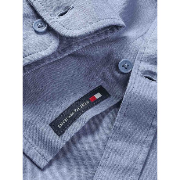 Tommy Hilfiger Tjm Reg Flannel Shirt DM0DM20669 DY6 Γαλάζιο