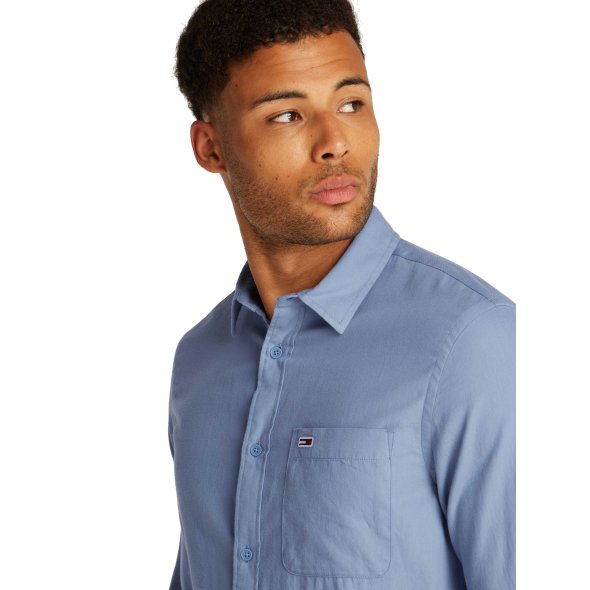 Tommy Hilfiger Tjm Reg Flannel Shirt DM0DM20669 DY6 Γαλάζιο