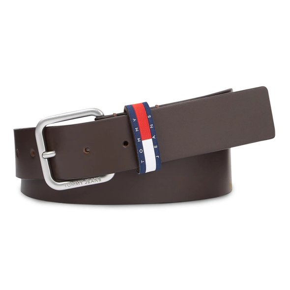 Tommy Hilfiger Ανδρική Δερμάτινη Ζώνη Ryan 3.5 AM0AM12337 GUE Καφέ