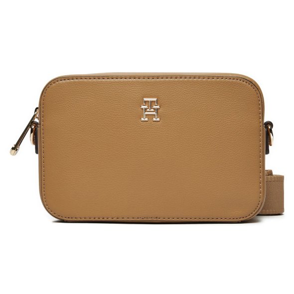 Tommy Hilfiger Γυναικείο Τσαντάκι Soft Logo Camera Bag AW0AW16906 AA8 Μπεζ