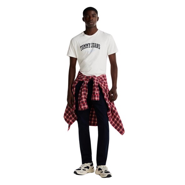 Tommy Hilfiger Ανδρικό T-Shirt DM0DM20362 YBL Λευκό