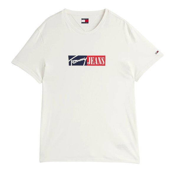 Tommy Hilfiger Ανδρικό T-Shirt DM0DM20365 YBL Λευκό