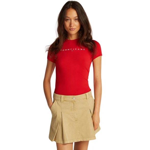Tommy Hilfiger Γυναικείο T-Shirt DW0DW18398 XME Κόκκινο