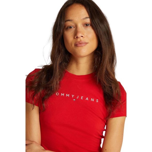 Tommy Hilfiger Γυναικείο T-Shirt DW0DW18398 XME Κόκκινο