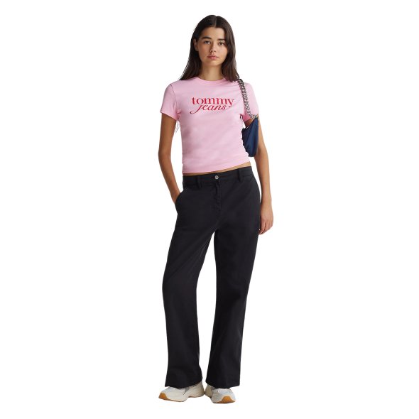 Tommy Hilfiger Γυναικείο T-Shirt DW0DW19447 TPF Ροζ
