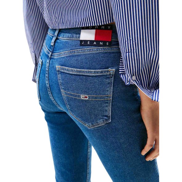 Tommy Hilfiger Γυναικείο Τζιν Παντελόνι DW0DW20220 1A5 Μπλε Skinny Fit