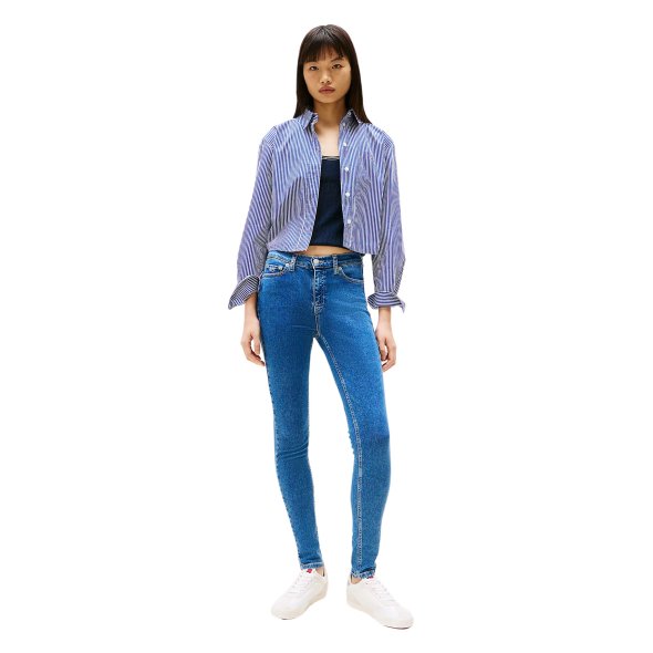 Tommy Hilfiger Γυναικείο Τζιν Παντελόνι DW0DW20220 1A5 Μπλε Skinny Fit