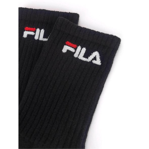 Fila Σετ 2 Ζευγάρια Ψηλές Κάλτσες F4401 200 Μαύρο