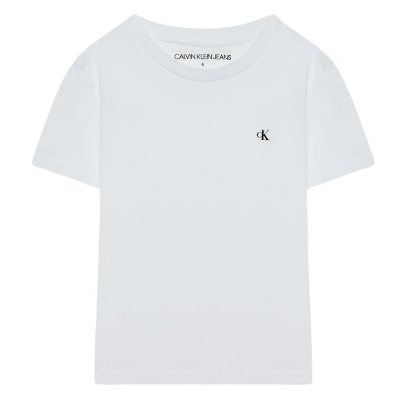 Calvin Klein Σετ 2 Τεμάχια Παιδικά T-Shirt IB0IB01093 0K9 Λευκό/Μαύρο