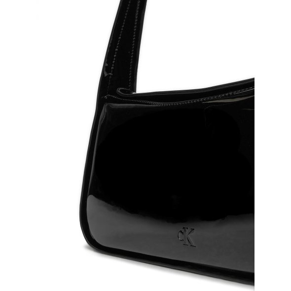 Calvin Klein Γυναικεία Τσάντα Block Shoulder Bag25 Patent K60K613045 BEH Μαύρο