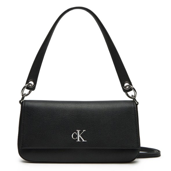 Calvin Klein Γυναικεία Τσάντα Minimal Monogram Shoulder Pouch25 K60K613048 BEH Μαύρο