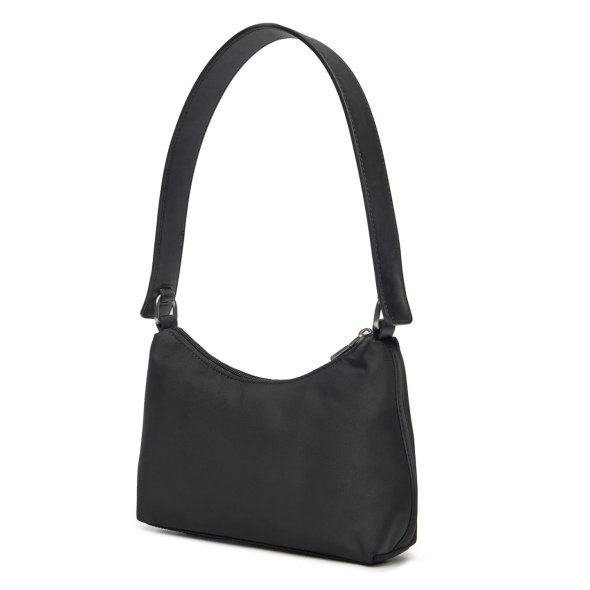 Calvin Klein Jeans Γυναικεία Τσάντα Sleek Nylon Shoulderbag K60K613124 BEH Μαύρο