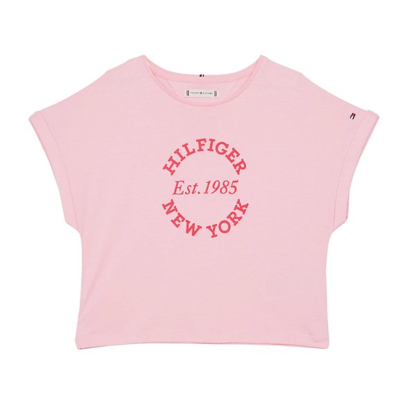 Tommy Hilfiger Παιδικό T-Shirt Για Κορίτσια KG0KG08295 TPF Ροζ