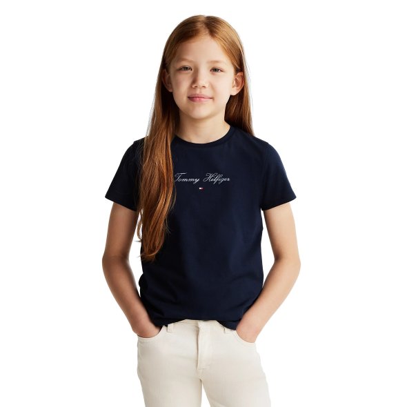 Tommy Hilfiger Παιδικό T-Shirt Για Κορίτσια KG0KG08298 C1G Μπλε